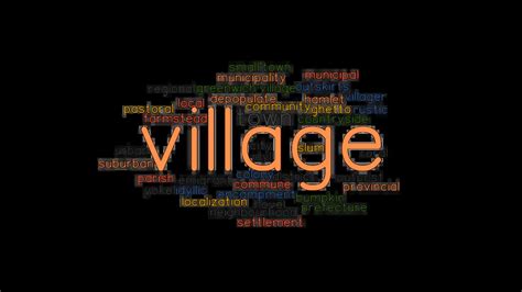 village word|What is another word for village .